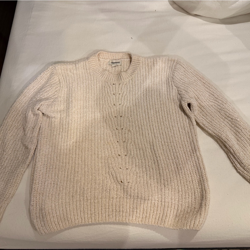 Cream Knit Women's Sweater